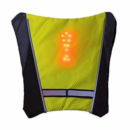 Visible LED Safety Jacket for Cycling Outdoor Night Ride