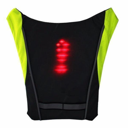 Visible LED Safety Jacket for Cycling Outdoor Night Ride