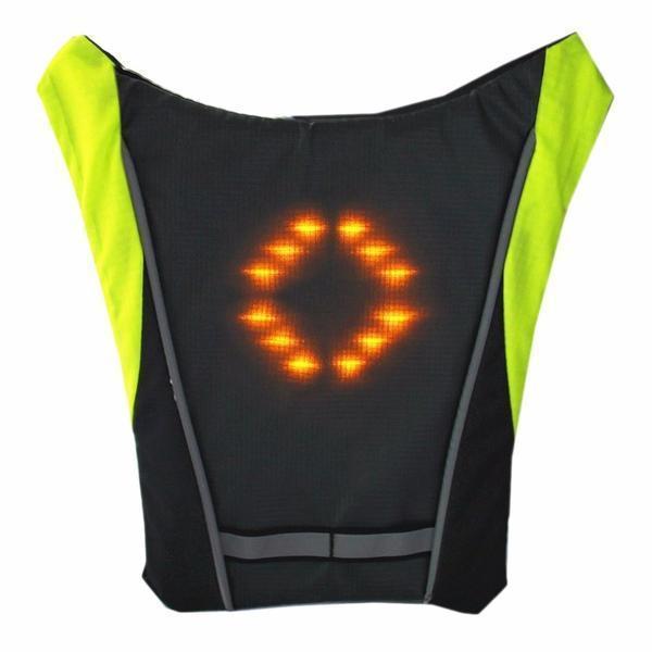 Visible LED Safety Jacket for Cycling Outdoor Night Ride