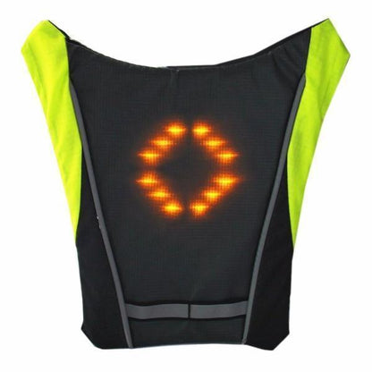 Visible LED Safety Jacket for Cycling Outdoor Night Ride