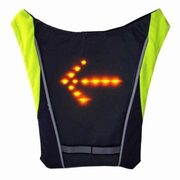Visible LED Safety Jacket for Cycling Outdoor Night Ride