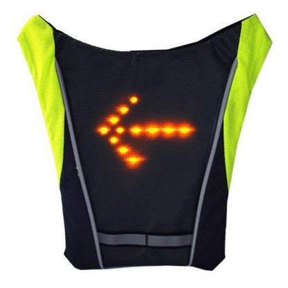 Visible LED Safety Jacket for Cycling Outdoor Night Ride