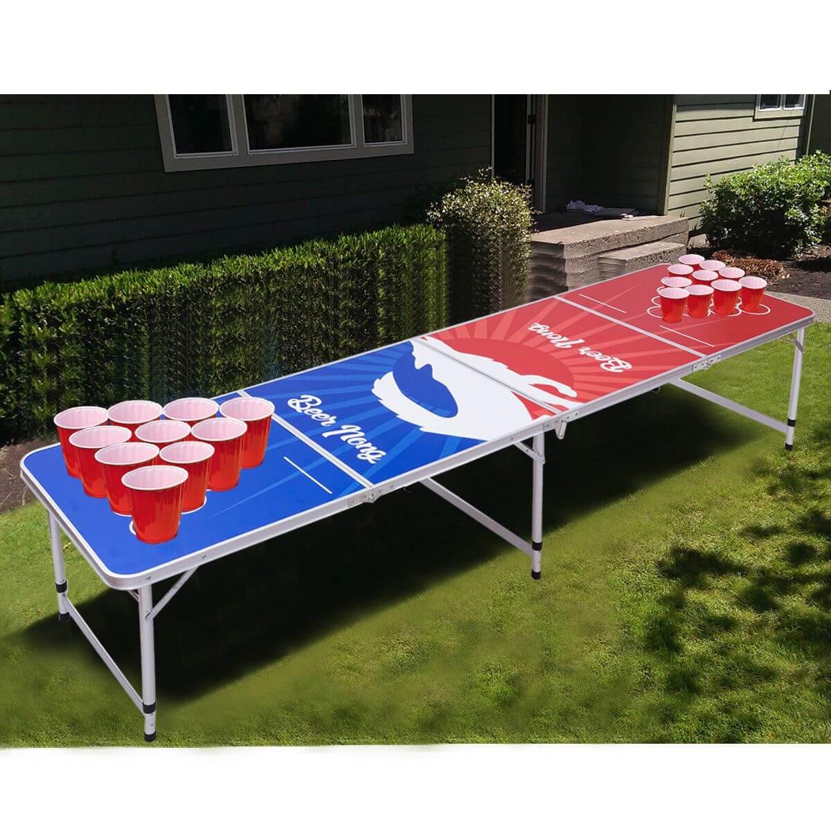 Compact 8FT Collapsible Table Tennis Game Set - Befez
