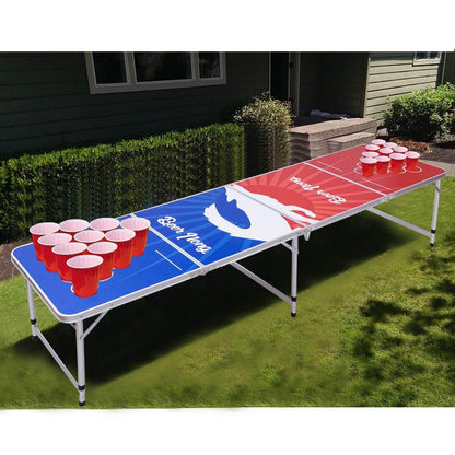 Compact 8FT Collapsible Table Tennis Game Set - Befez