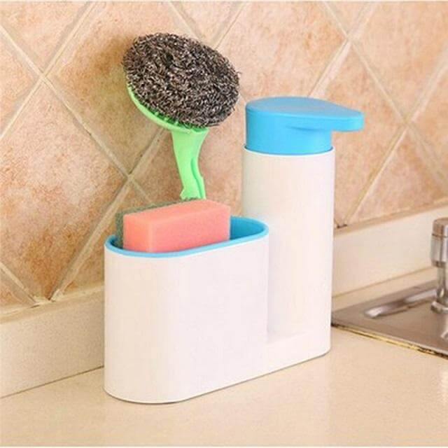 Space Saving 2 in 1 Kitchen Storage Rack Organizer