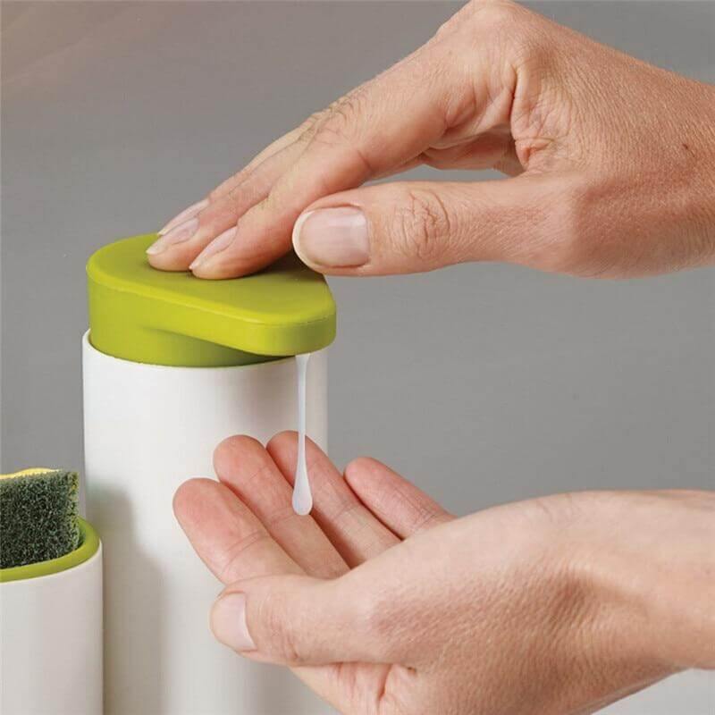 Space Saving 2 in 1 Kitchen Storage Rack Organizer