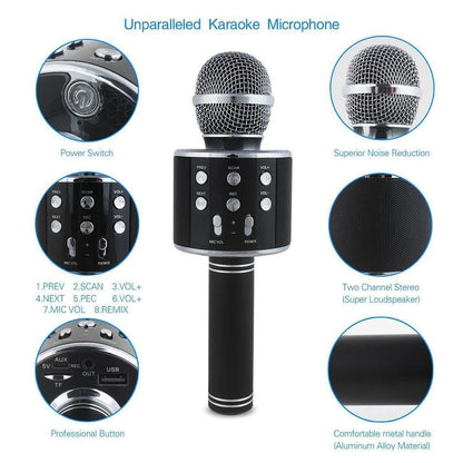 Portable Bluetooth Karaoke Mic - Befez
