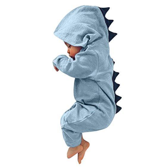 Cozy Dinosaur Baby Romper Suit