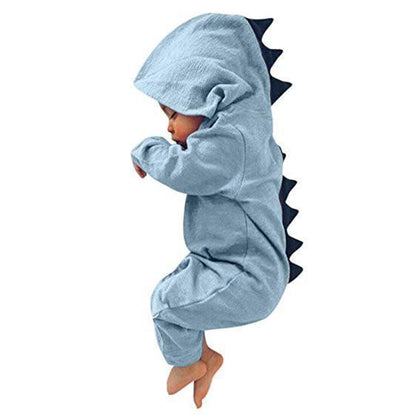 Cozy Dinosaur Baby Romper Suit