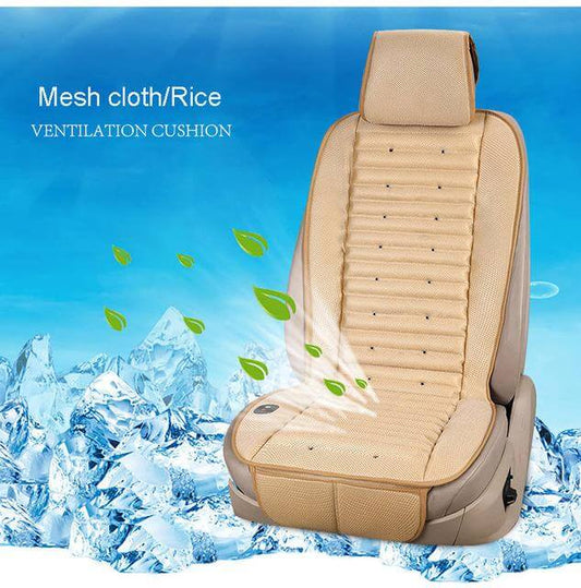 Cooling Car Seat Cushion with Built-In Electric Fan - Befez