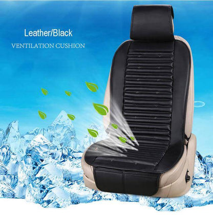 Cooling Car Seat Cushion with Built-In Electric Fan