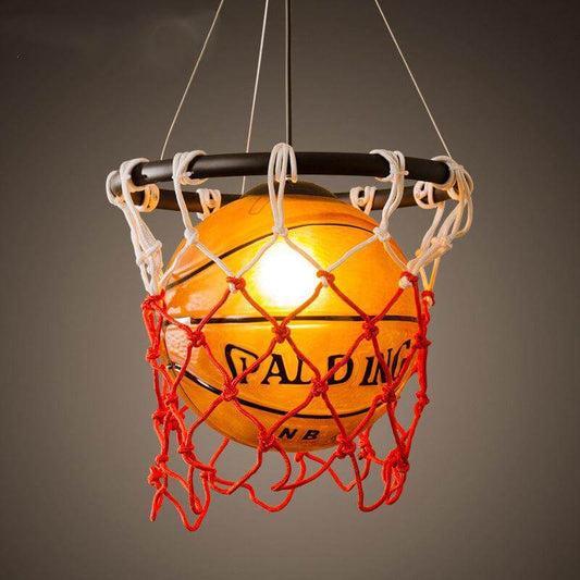 Retro Style Basketball Pendant Light Fixture - Befez