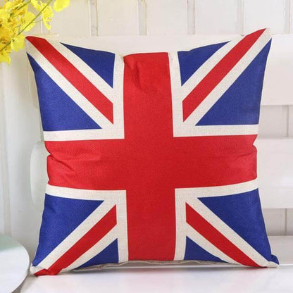Colorful World Map Printed Pillow Covers