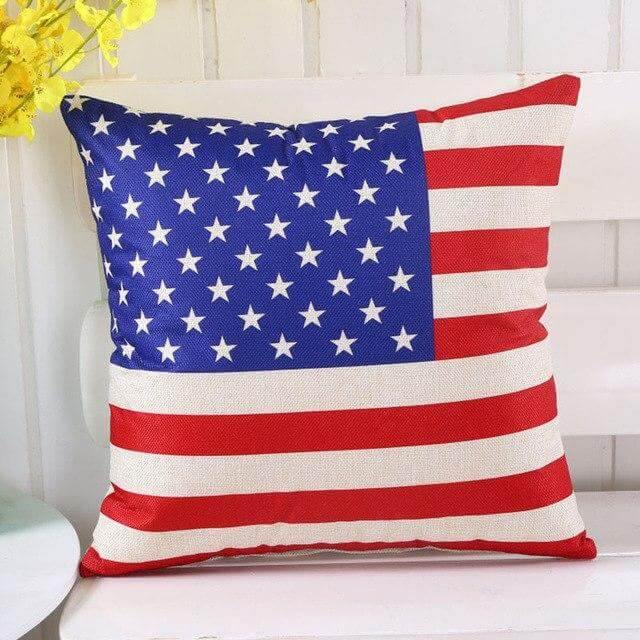 Colorful World Map Printed Pillow Covers