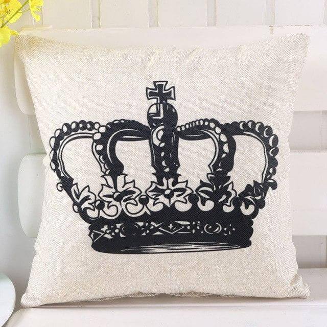 Colorful World Map Printed Pillow Covers