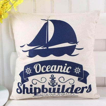 Colorful World Map Printed Pillow Covers