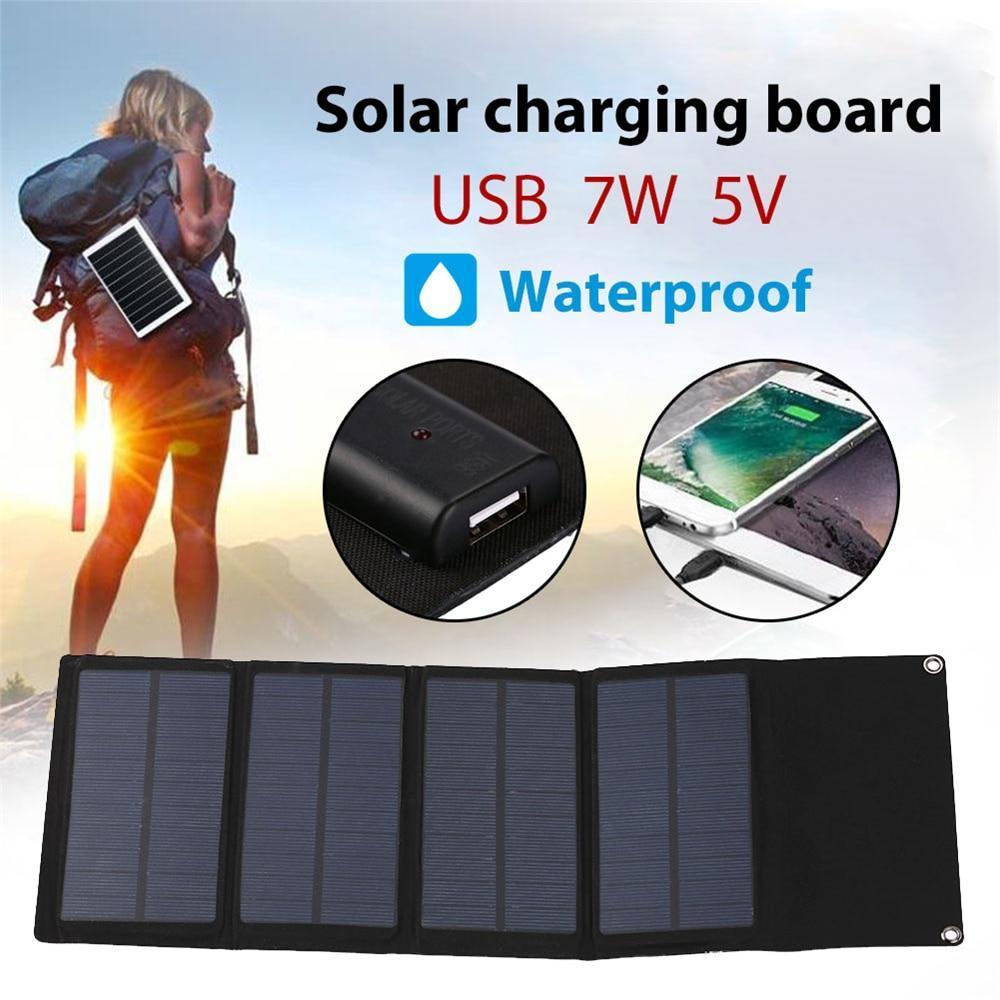 Compact Foldable Solar Power Bank 7W Phone Charger - Befez