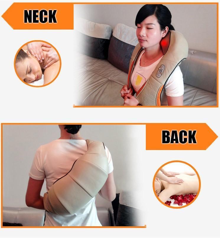 Relaxing U-Shaped Electric Heat Massage Cushion