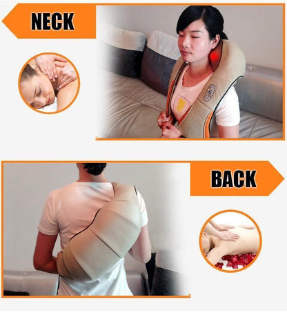 Relaxing U-Shaped Electric Heat Massage Cushion