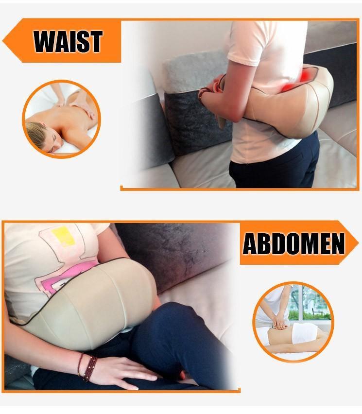 Relaxing U-Shaped Electric Heat Massage Cushion