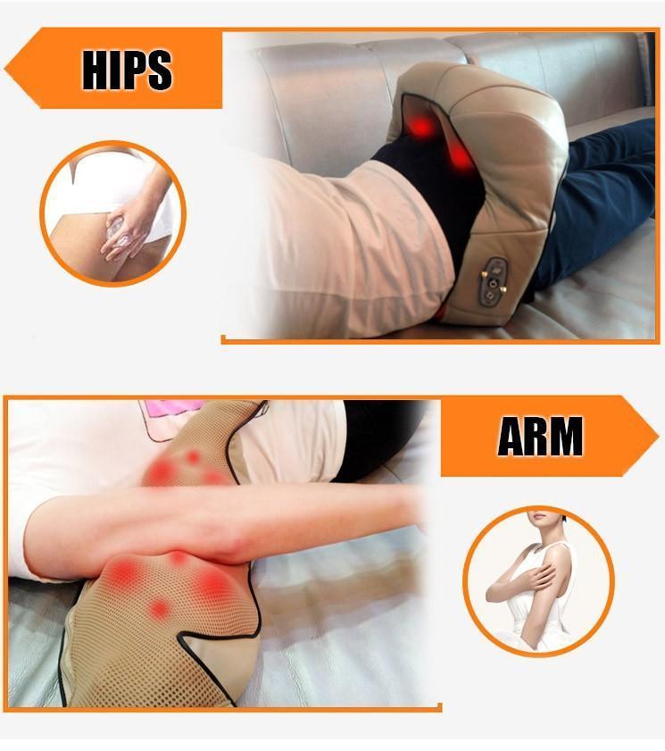 Relaxing U-Shaped Electric Heat Massage Cushion