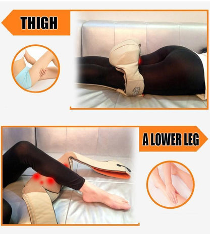 Relaxing U-Shaped Electric Heat Massage Cushion