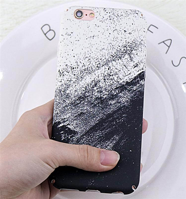 Trendy Black White Street Art Phone Cases
