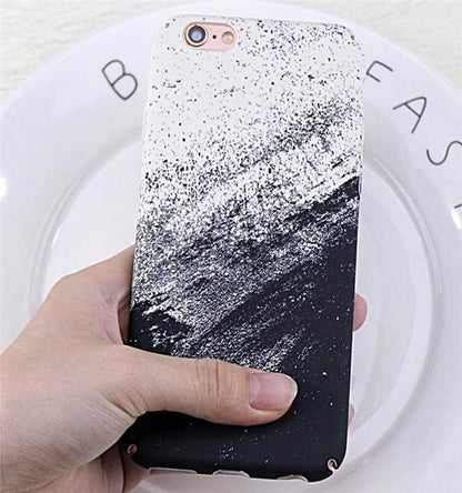 Trendy Black White Street Art Phone Cases