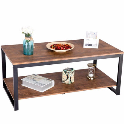 Stylish Steel Rectangular Living Room Coffee Table