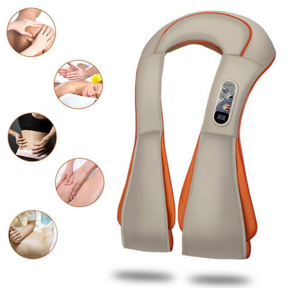 Relaxing U-Shaped Electric Heat Massage Cushion