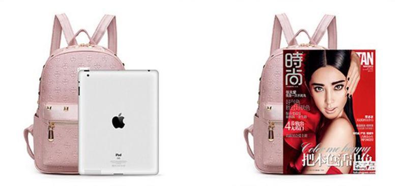 Stylish Ladies Bear Pattern Handbag Set