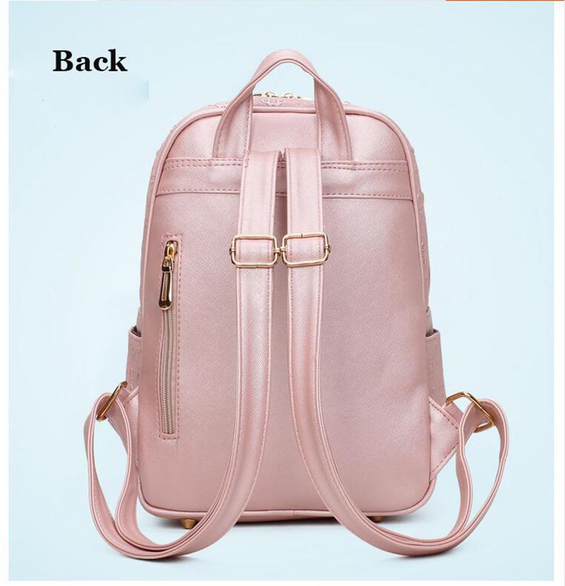 Stylish Ladies Bear Pattern Handbag Set