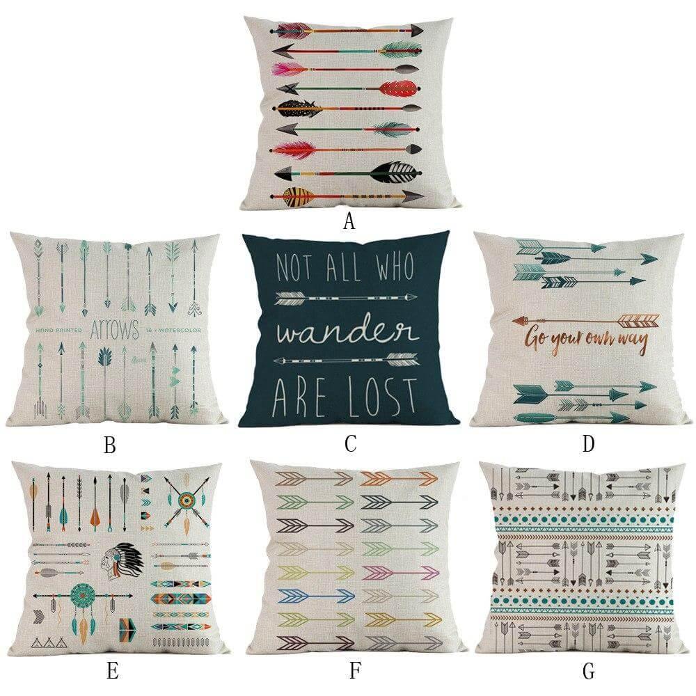 Colorful Pattern Throw Pillow Covers