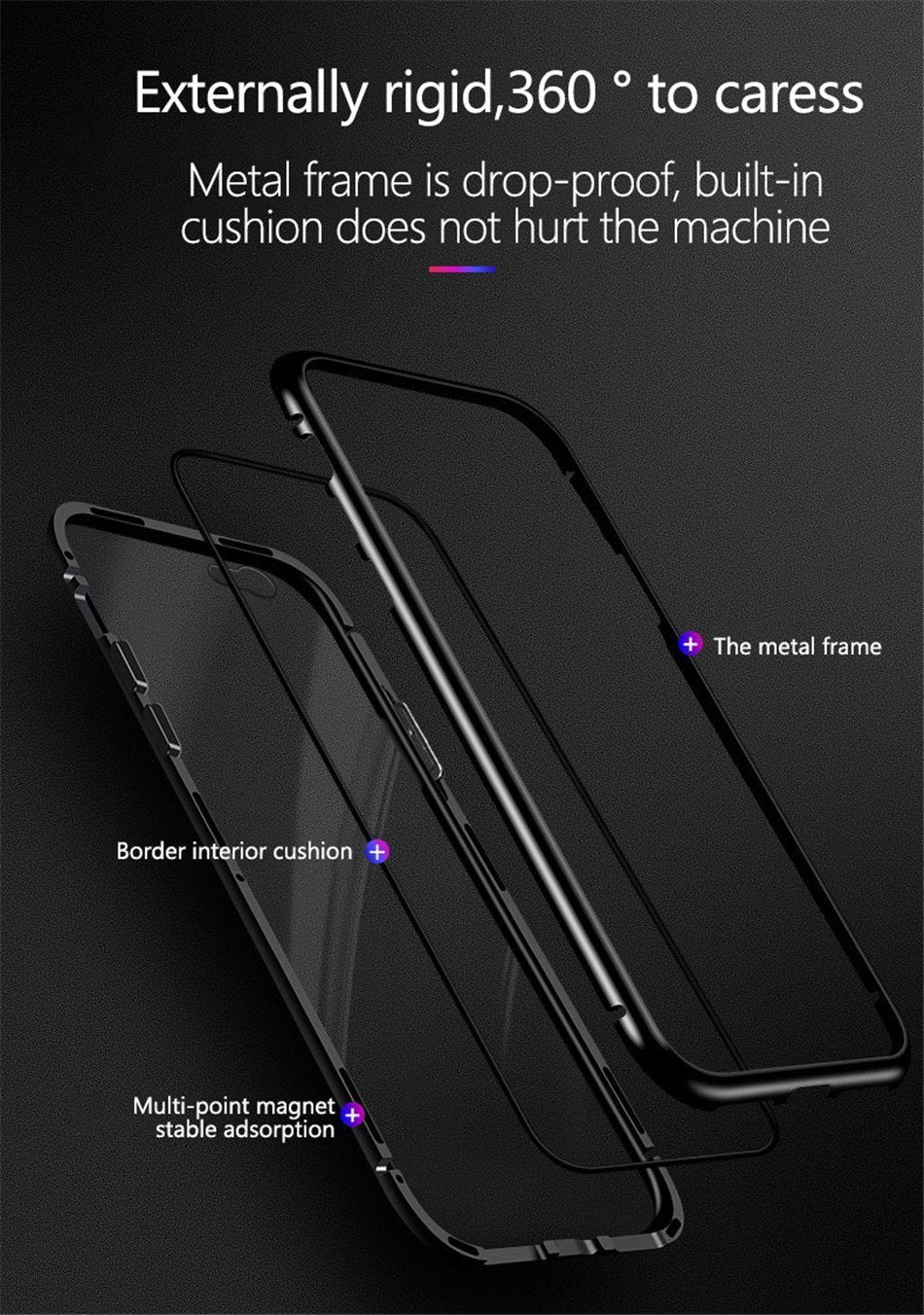 Strong Slim Phone Case for iPhone Samsung