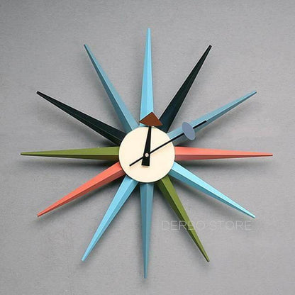 Stylish Starburst Wall Clock Modern Design - Befez