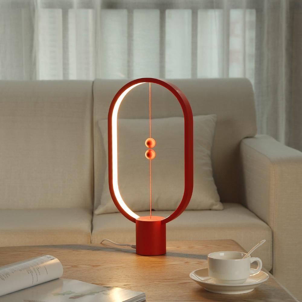 Unique Floating LED Desk Lamp with Magnetic Base