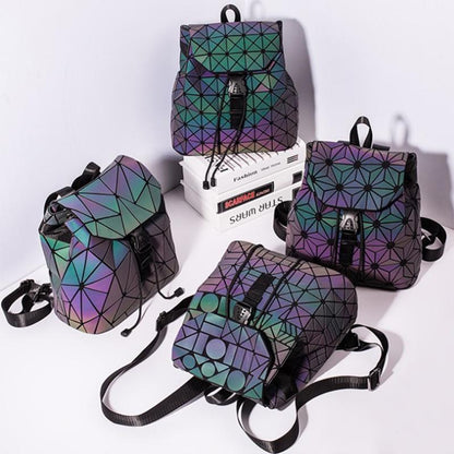 Stylish Geometric Ladies Backpack Bag
