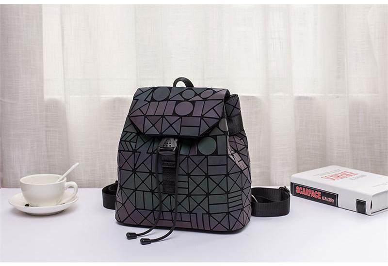 Stylish Geometric Ladies Backpack Bag