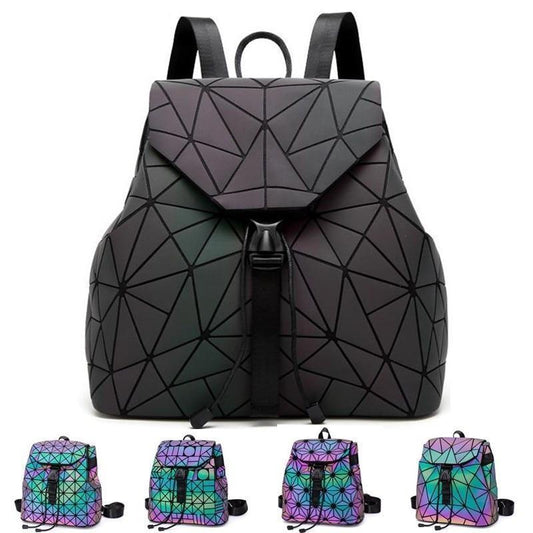Stylish Geometric Ladies Backpack Bag - Befez