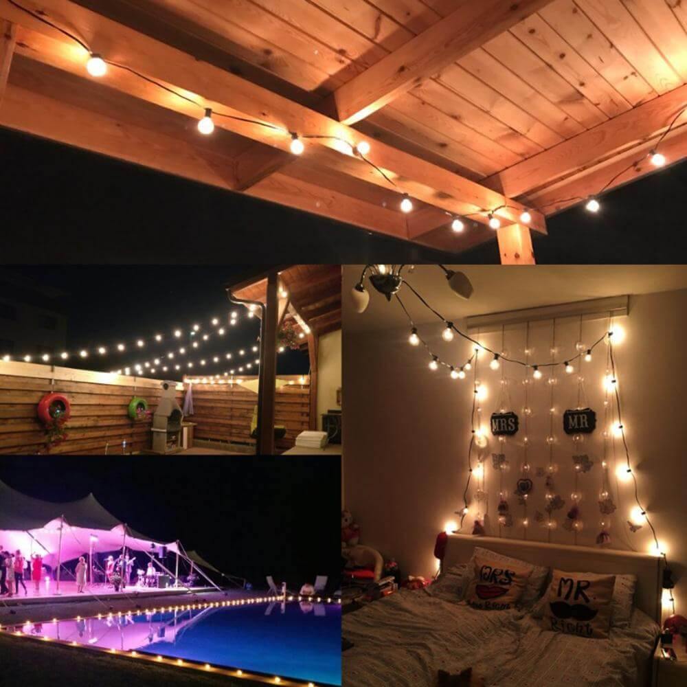 Colorful Holiday Fairy String Lights