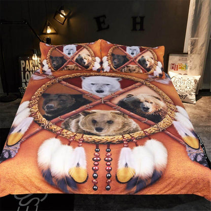 Colorful Tribal 3D Animal Dreamcatcher Bed Set - Befez