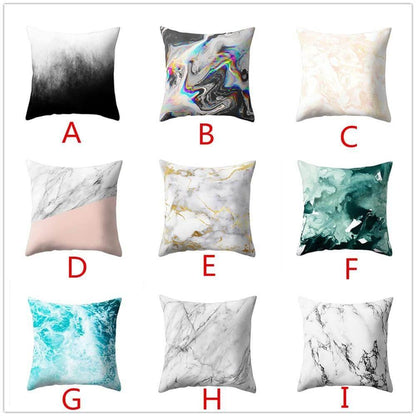 Luxury Stone Pattern Decorative Pillow Covers