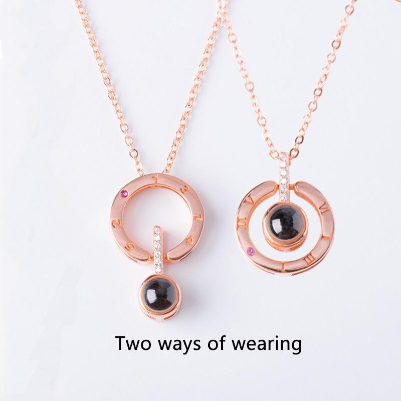Romantic 100 Language Love Pendant Necklace