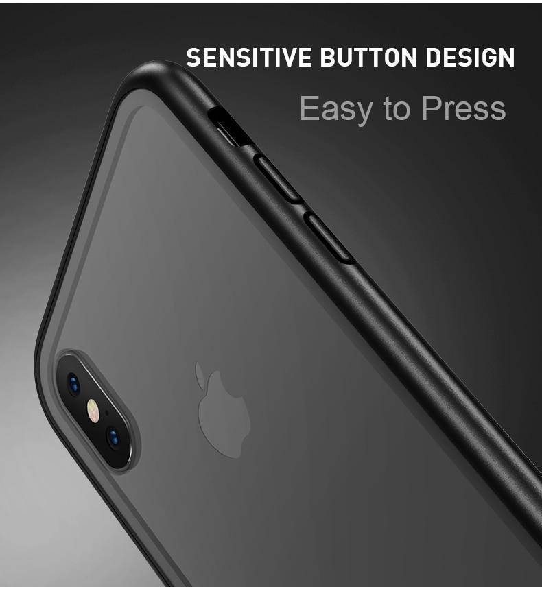 Strong Magnetic Tempered Glass iPhone Case Cover