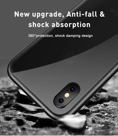 Strong Magnetic Tempered Glass iPhone Case Cover