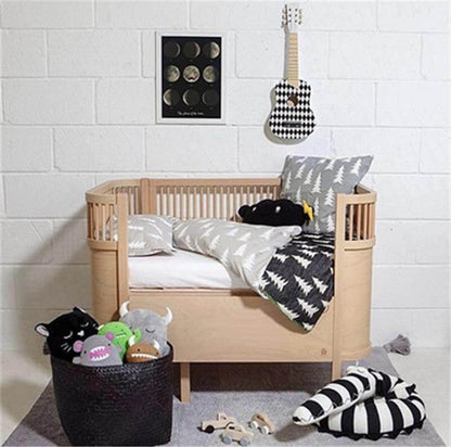 Soft Cotton Baby Crib Pillow Crocodile Design