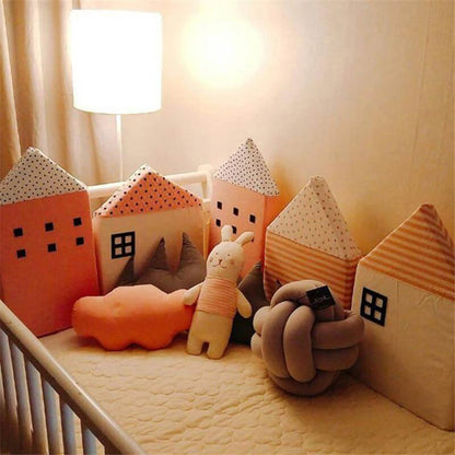 Soft Cotton Baby Crib Pillow Crocodile Design