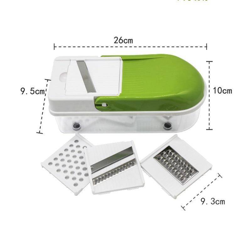 Easy Vegetable Chopper with 8 Sharp Cutting Blades