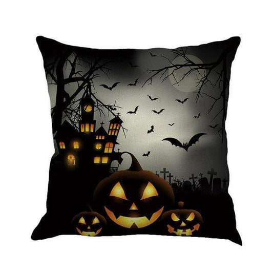 Spooky Haunted House Decor Pillow Covers - Befez