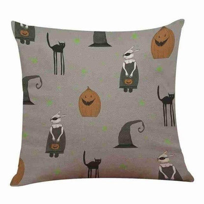 Soft Halloween Pumpkin Pattern Pillow Covers